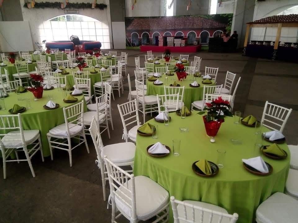 Salón preparado para evento