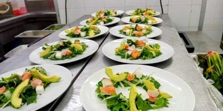 Platillos servidos para evento